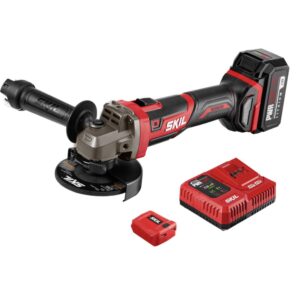 PWR CORE 20 4.5-in 20-Volt Sliding Switch Brushless Cordless Angle Grinder (1-Battery and charger Included)
