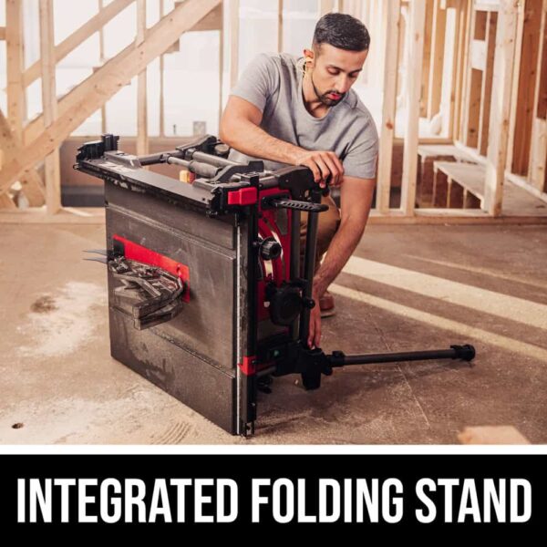 SKIL 10-in 15-Amp Portable Jobsite Table Saw with Folding Stand - Image 3