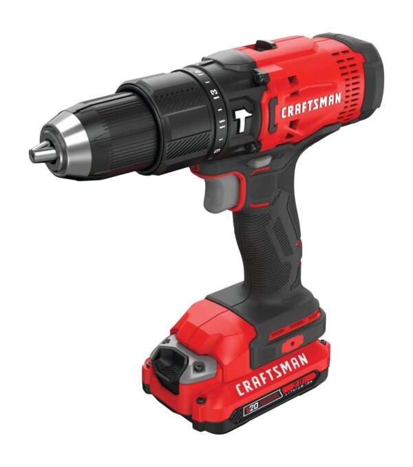 1/2-in 20-volt Max-Amp Variable Speed Cordless Hammer Drill (1-Battery Included) - Image 5