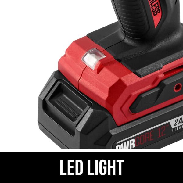 1/2-in 12-volt-Amp Variable Speed Brushless Cordless Hammer Drill (1-Battery Included) - Image 8
