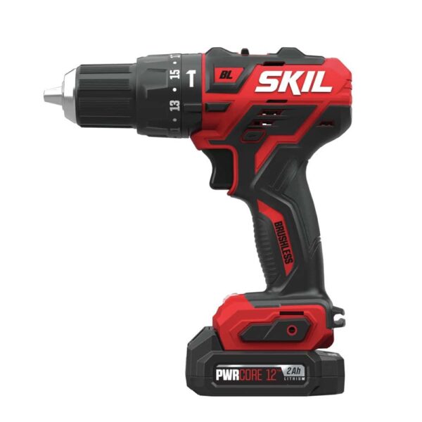 1/2-in 12-volt-Amp Variable Speed Brushless Cordless Hammer Drill (1-Battery Included) - Image 9