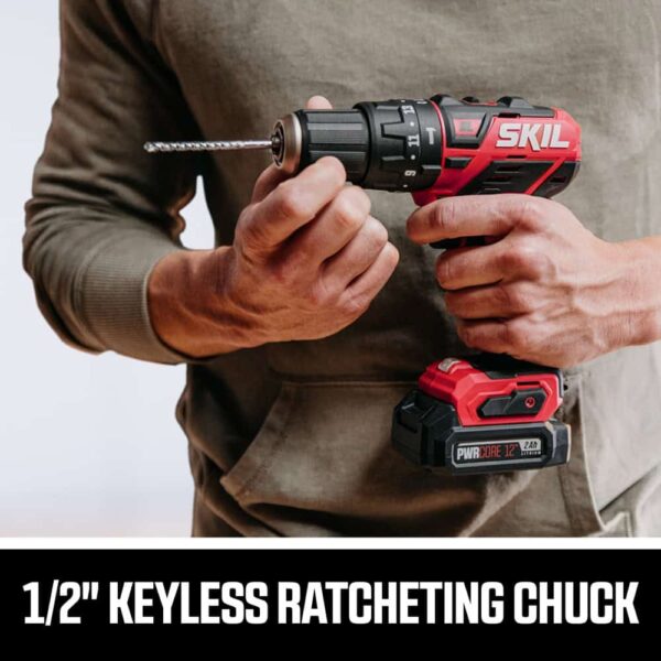 1/2-in 12-volt-Amp Variable Speed Brushless Cordless Hammer Drill (1-Battery Included) - Image 6