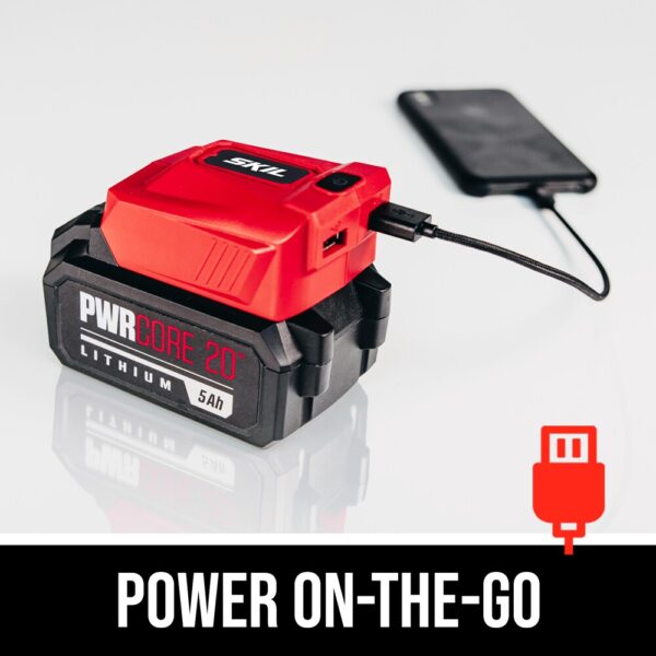 PWR CORE 20 4.5-in 20-Volt Sliding Switch Brushless Cordless Angle Grinder (1-Battery and charger Included) - Image 3