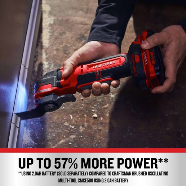 Cordless Brushless 20-volt Max Variable Speed Oscillating Multi-Tool - Image 3