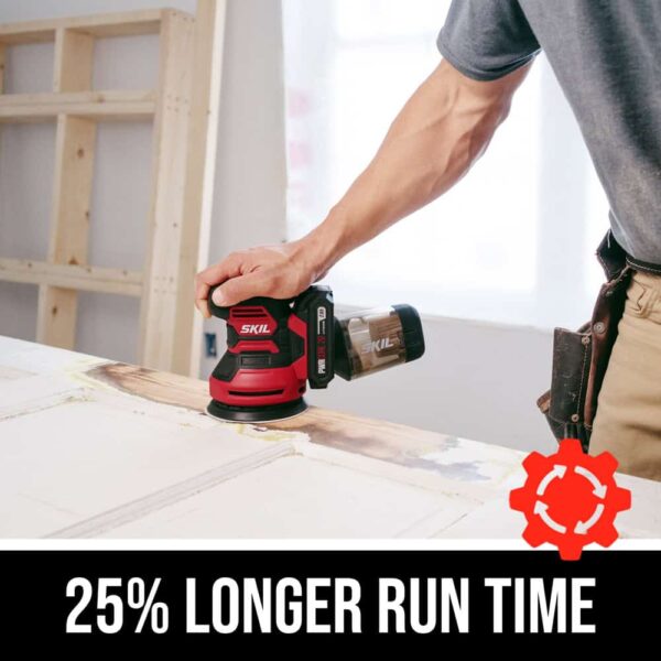 PWR CORE 20-Volt Cordless Variable Random Orbital Sander with Dust Management (Battery Included) - Image 3