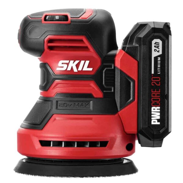 PWR CORE 20-Volt Cordless Variable Random Orbital Sander with Dust Management (Battery Included) - Image 9