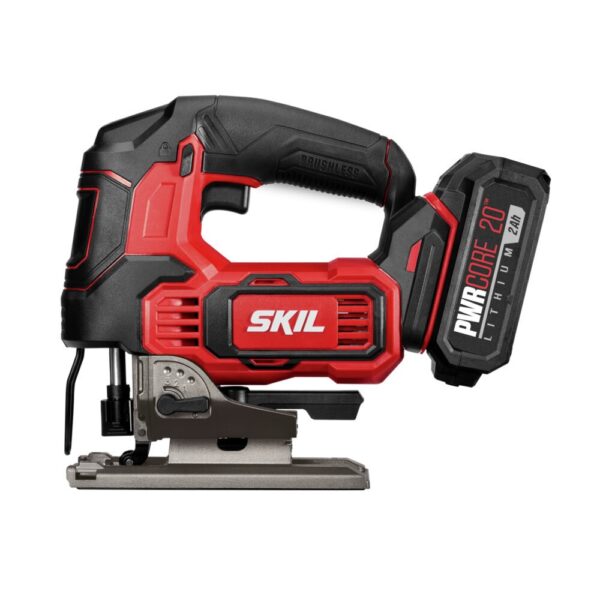 PWR CORE 20-Volt Brushless Variable Speed Keyless Cordless Jigsaw (Charger Included and Battery Included) - Image 8