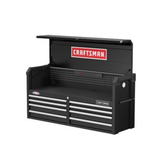 2000 Series 51.5-in W x 24.7-in H 8-Drawer Steel Tool Chest (Black)