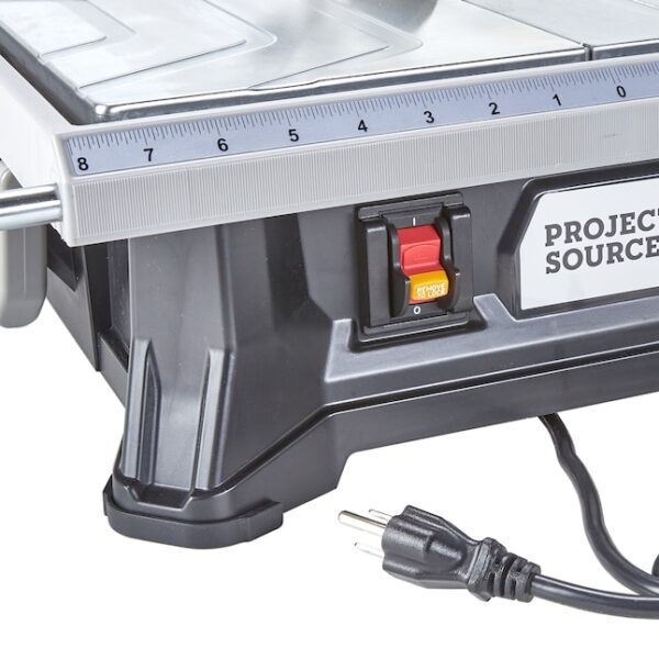 Project Source Tile Saw PSWS-B7-20 7-in 4.8-Amp Wet Tabletop Corded - Image 5