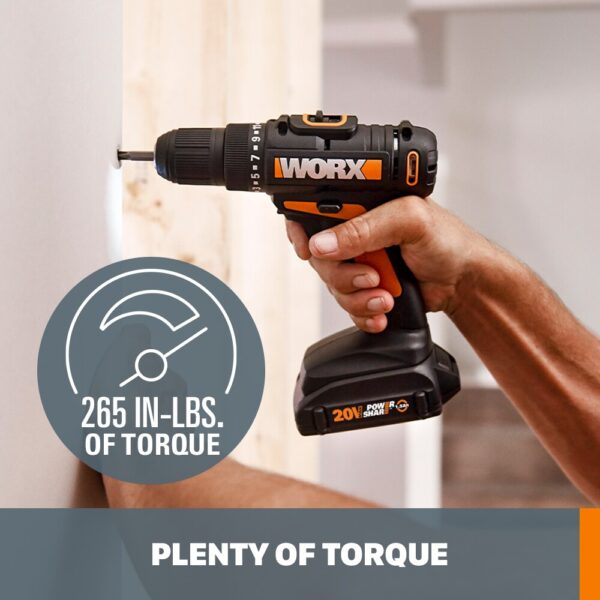 POWER SHARE 3-Tool 20-volt Power Tool Combo Kit with Soft Case (2 Li-ion Batteries Included and Charger Included) - Image 3