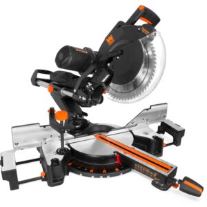 WEN 12-in 15-Amp Dual Bevel Sliding Compound Corded Miter Saw with Laser Guide