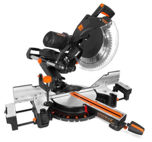 WEN 12-in 15-Amp Dual Bevel Sliding Compound Corded Miter Saw with Laser Guide
