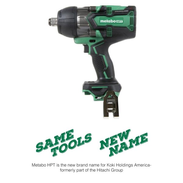 HPT MultiVolt 36-volt Variable Speed Brushless 3/4-in square Drive Hybrid Cordless and Corded Impact Wrench (Tool only) - Image 12