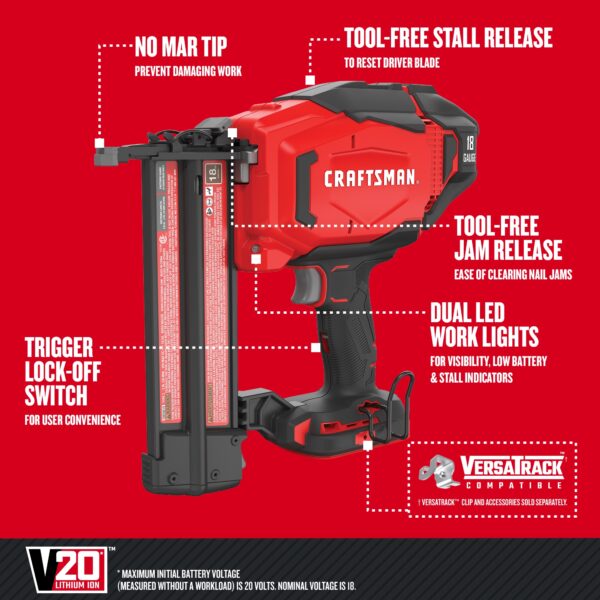 2-in 18-Gauge Cordless Brad Nailer - Image 2