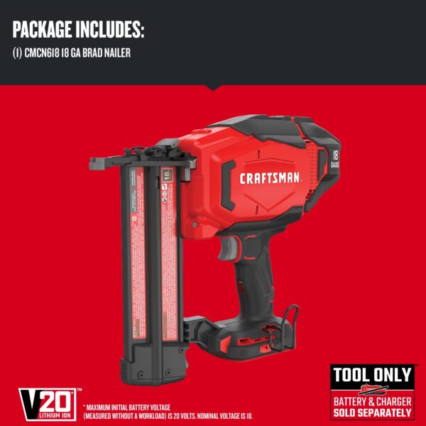 2-in 18-Gauge Cordless Brad Nailer - Image 3