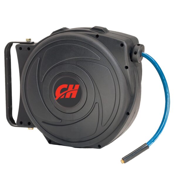 Campbell Hausfeld 3/8 in. x 50 ft. PVC Retractable Air Hose Reel - Image 2