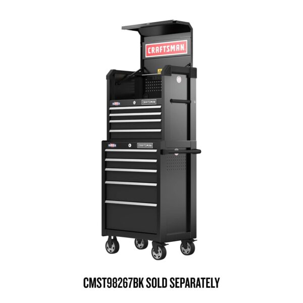 2000 Series 26.5-in W x 37.5-in H 5-Drawer Steel Rolling Tool Cabinet (Black) - Image 3