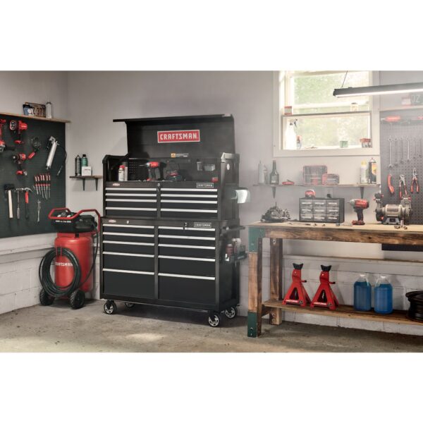 2000 Series 51.5-in W x 24.7-in H 8-Drawer Steel Tool Chest (Black) - Image 7