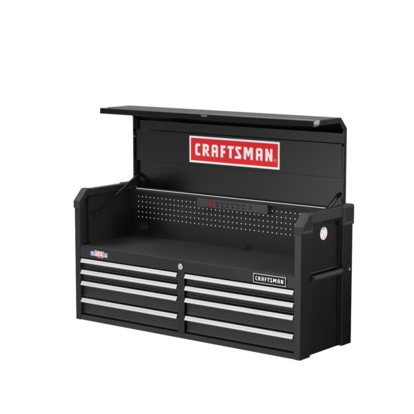 2000 Series 51.5-in W x 24.7-in H 8-Drawer Steel Tool Chest (Black) - Image 6