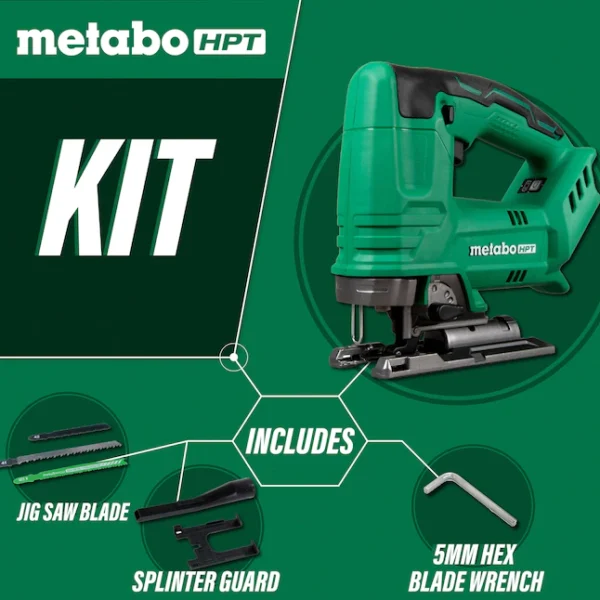 HPT Jig saw CJ18DAQ4M 18-volt | Variable Speed Trigger | Cordless (Tool Only) - Image 4