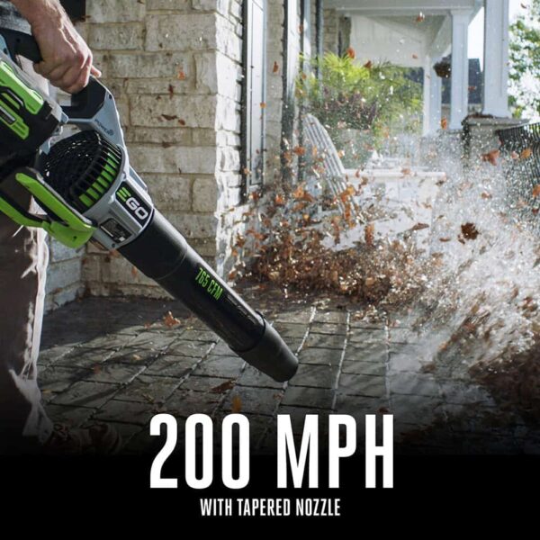 POWER+ 56-volt 765-CFM 200-MPH Battery Handheld Leaf Blower 5 Ah (Battery and Charger Included) - Image 4