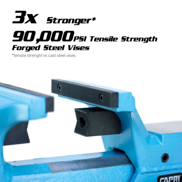 Capri Tools 6-in Steel Ultimate Grip Bench Vise - Image 5