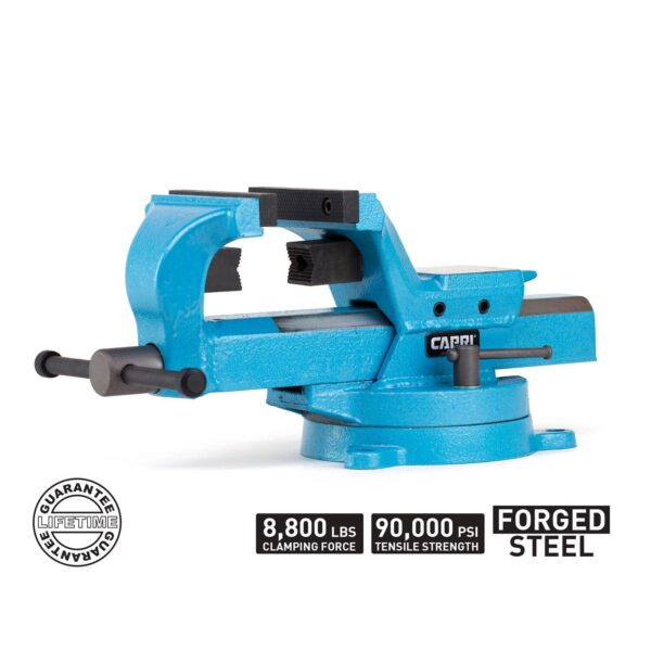 Capri Tools 6-in Steel Ultimate Grip Bench Vise - Image 2