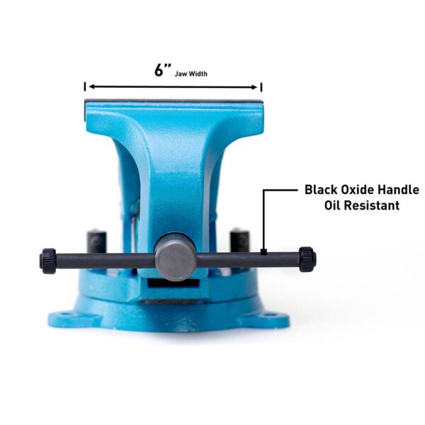 Capri Tools 6-in Steel Ultimate Grip Bench Vise - Image 4