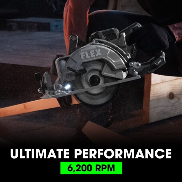 Rear Handle 24-volt 7-1/4-in Cordless Circular Saw - Image 6