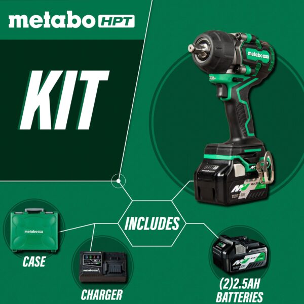 HPT 36V MultiVolt 1/2 Inch Mid-Torque Impact Wrench - Image 2