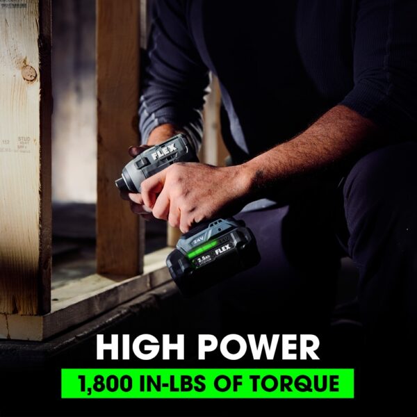 24-volt 1/4-in Variable Speed Brushless Cordless Impact Driver (Tool only) - Image 3