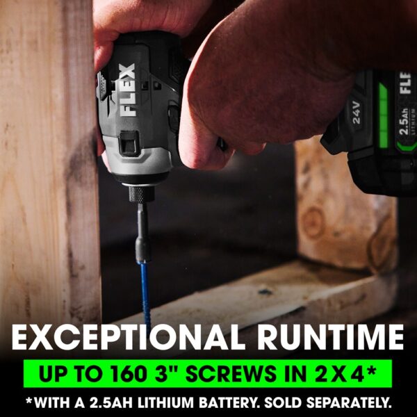 24-volt 1/4-in Variable Speed Brushless Cordless Impact Driver (Tool only) - Image 4