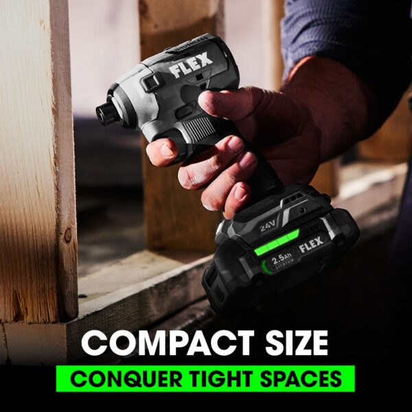 24-volt 1/4-in Variable Speed Brushless Cordless Impact Driver (Tool only) - Image 5