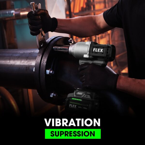 24-volt Variable Speed Brushless 1/2-in Drive Cordless Impact Wrench (Tool only) - Image 4