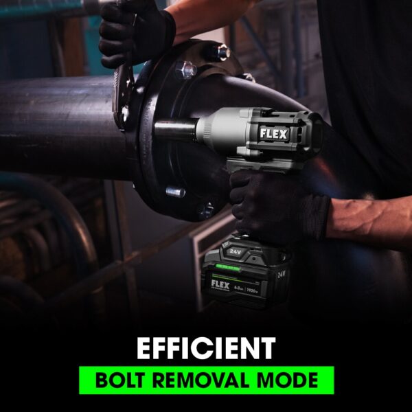 24-volt Variable Speed Brushless 1/2-in Drive Cordless Impact Wrench (Tool only) - Image 5