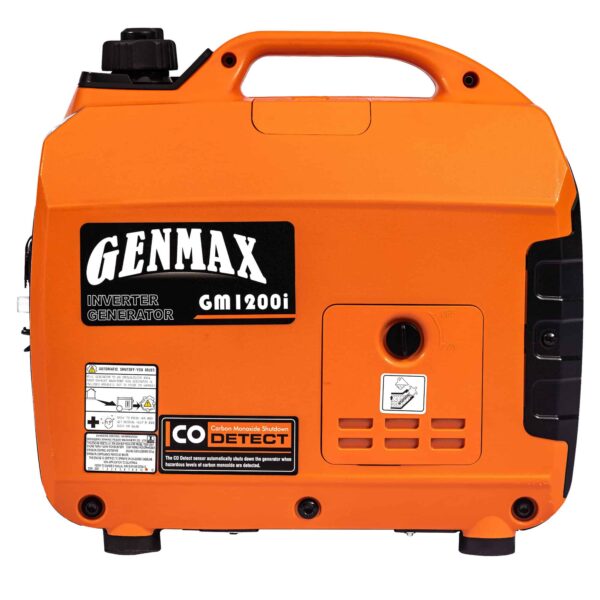 GENMAX Quiet and Portable Gasoline Inverter Generator   Up to 1200 Running Watts, 6.5 Hour Run Time, Lightweight and Fuel Efficient - Image 5
