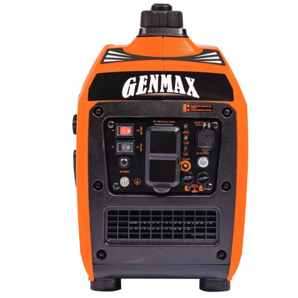 GENMAX Quiet and Portable Gasoline Inverter Generator   Up to 1200 Running Watts, 6.5 Hour Run Time, Lightweight and Fuel Efficient - Image 4