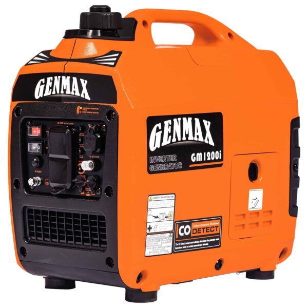 GENMAX Quiet and Portable Gasoline Inverter Generator   Up to 1200 Running Watts, 6.5 Hour Run Time, Lightweight and Fuel Efficient - Image 7