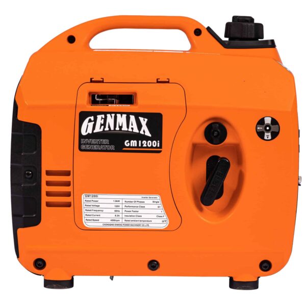 GENMAX Quiet and Portable Gasoline Inverter Generator   Up to 1200 Running Watts, 6.5 Hour Run Time, Lightweight and Fuel Efficient - Image 6