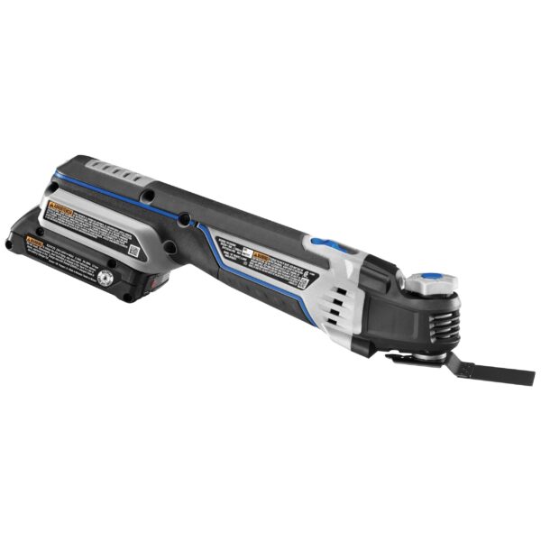 8-Piece 2-Amp 20-volt Max Variable Speed Oscillating Multi-Tool Kit with Soft Case (1-Battery Included) - Image 5