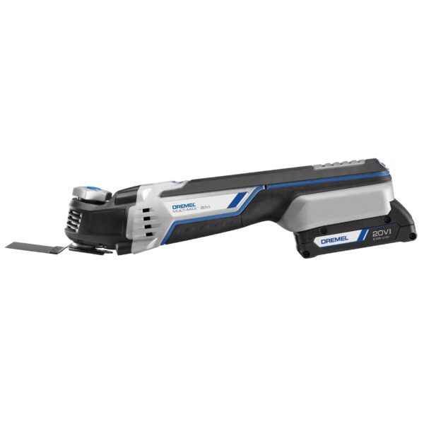 8-Piece 2-Amp 20-volt Max Variable Speed Oscillating Multi-Tool Kit with Soft Case (1-Battery Included) - Image 8