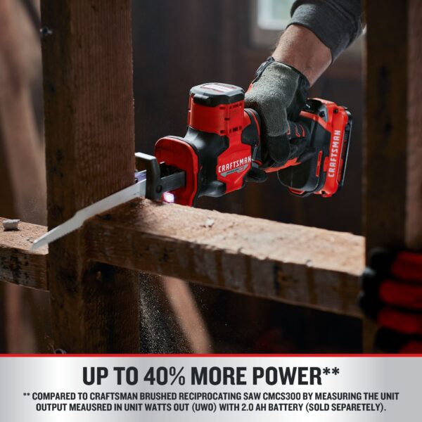 CMCS340B V20 RP 20-volt Max Variable Brushless Cordless Reciprocating Saw (Bare Tool) - Image 3