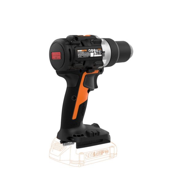 Nitro Power Share Nitro 20-volt Max 1/2-in Brushless Cordless Drill (Tool Only) - Image 7