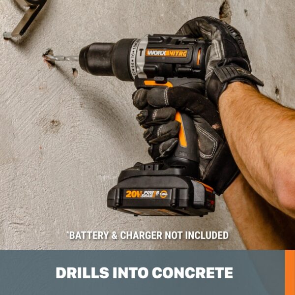 Nitro Power Share Nitro 20-volt Max 1/2-in Brushless Cordless Drill (Tool Only) - Image 13