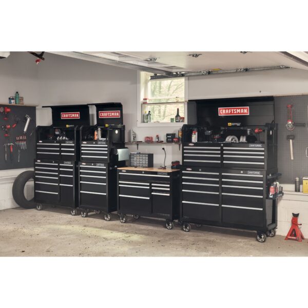 2000 Series 40.5-in W x 24.7-in H 6-Drawer Steel Tool Chest (Black) - Image 5
