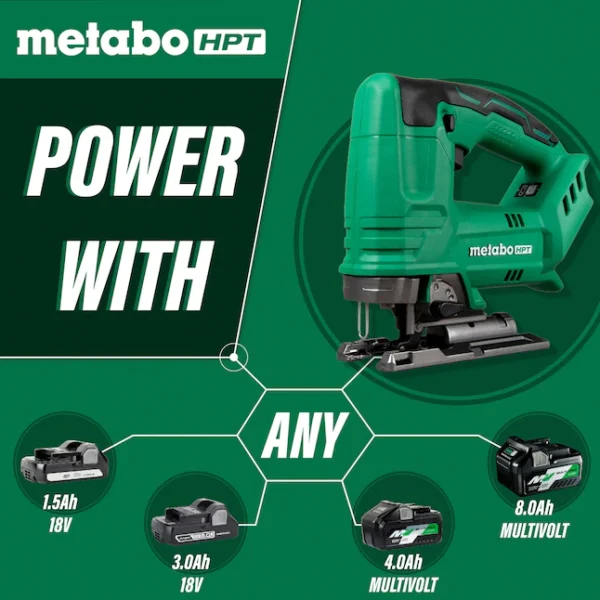 HPT Jig saw CJ18DAQ4M 18-volt | Variable Speed Trigger | Cordless (Tool Only) - Image 5