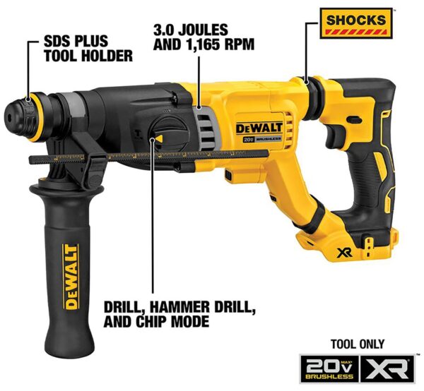 DCH263B XR 20-volt Max-Amp Trigger Switch Brushless Cordless Angle Grinder - Image 2
