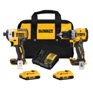 20V MAX XR Brushless Cordless 1/2 in. Drill/Driver and 1/4-in Impact Driver Kit