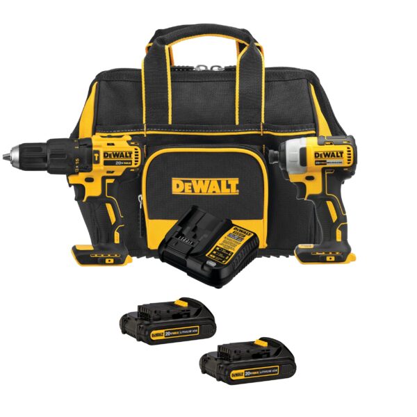 2-Tool 20-Volt Brushless Power Tool Combo Kit with Soft Case (2-Batteries and charger Included) - Image 12