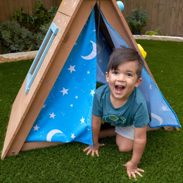 A-Frame Wooden Hideaway    Climber Toddler Climbing Toy - Image 4